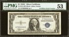 1935c  1 Silver Certificate Dollar Super      Rare Binary 7 In Low  h70000000e Unc