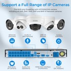 Poe Nvr 16ch Ip Home Security Camera System Video 4k 8mp Hd Recording W 4tb Hdd