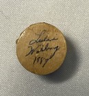 Dollhouse Miniature Artist Leilani Warling Woven Wicker Basket Signed Vtg 1 12