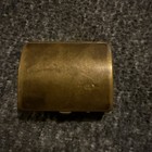 Vtg Oriental Enamel   Brass Pill Box  