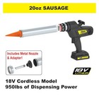 Albion Engineering Dl-45-t14e Professional Line Cordless Sausage Caulking   
