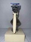 Art Of Shaving Classic Ivory Resin Razor   Nickel Stand W pure Badger Brush 4 Bl