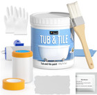 Tile Paint tub And Tile Refinishing Kit With Tools tub Refinishing Kit Lightgrey