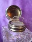 Large Circa 1880s Victorian Clear Cut Glass Perfume Bottle Antique 