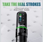 Dragonhawk L3 Tattoo Kit  Cordless cord Complete Tattoo 2 Batteries 2 000mah Red