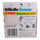 Vintage Gillette Sensor Razor Blades 7 Pack Cartridges  2 Excel  Usa   1989 New