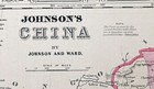Antique 1863 Johnson s Map Of China Hand-colored Engraving