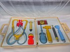 Fisher-price Medical Kit 936 1977 Pretend Play Doctor Toy Set Complete Set
