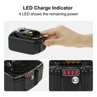 Pack For Makita 18v 5 0ah Lxt Lithium-ion Bl1830 Bl1850 Bl1860 Tool Battery Led