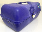 Vtg Caboodles Of California Purple Swirl Make Up Case Euc Mirror Trays Usa 80 s