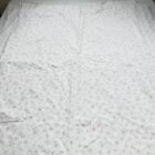 Vintage Shabby Chic Flat Sheet Queen Pink Floral Roses Shabby French Country