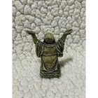 Antique Style Laughing Buddha Statue Decorative Figurine Grey