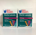 200 Good Pharmacy Neighbor 33g Lancets Blood Glucose Exp 1 2030  Free Shipping 