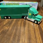 Bp Transforming Truck Model Semi Trailer W  Box 1997 Green yellow