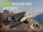 Mossy Oak 8 5  Survival Hunting Knife Full-tang Fixed Blade Knife Outdoor Knives