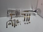 Garibaldi Fierro Bb Trumpet Silver Plate With Case   Mouthpiece 