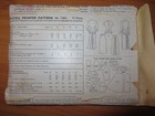 Vintage 1940s Mccall 2-piece Dress Peplum Suit Printed Sewing Pattern 7504