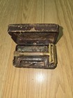 Vintage Gillette Aristocrat Gold Plated Safety Razor W case   Razors Holder Part