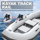 4-pack Kayak Track Mount 9 Inch   Low Profile Kayak Rail Track With 12 Holes    