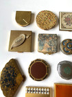 Lot Of 20 Vintage Powder Compacts - Various Years  Models  Shapes And Conditions