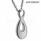 New Silver Drops Ashes Cremation Jewelry Keepsake Memorial Urn Pendant Necklace