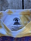 Jimi Hendrix Authentic Hendrix Tie-dye T-shirt Medium Yellow White