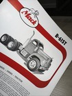 Mack B-61st Diesel Tractor Truck Specifications Equipment Diagram Brochure