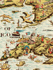1936 Map Of The West Indies Historic Vintage Style Wall Map - 18x24