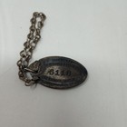 2x Vintage Peninsular State Bank Detroit Mi  Fob Token Keychain Tags 6120   6118