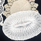 Vtg  60s Doilies Crochet Lacey Lot Of 11 Hand Embroidered Cutwork Scallops Doily