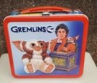 1984 Gremlins Movie W b  Metal Lunchbox W  Thermos Tag Aladdin Near Mint Exc Vtg