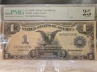 1899  1  black Eagle  Silver Certificate Fr 233 Teehee burke Pmg 25 Vf Very Fine