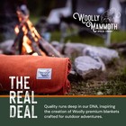 Woolly Mammoth Merino Wool Blanket - Large 66  X 90   4lbs Camp Blanket   Thr   