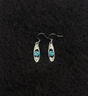New Austrian Crystal Aquamarine Blue Silver-tone Rhinestone Earring Necklace Set
