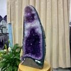 25 99lb Large Natural Amethyst Geode Quartz Crystal Cluster Cathedral Energy Hea