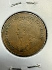 1923 Canada 1 One Cent Coin - George V - Small Canadian Bronze 1 One Penny