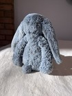 Jellycat London Bashful Dusky Blue Soft Medium 12    Bunny Rabbit Plush Toy