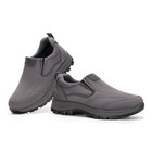 Fittington Mens Slip On Hiking Shoes Walking Loafer Outdoor Trekking Non-slip