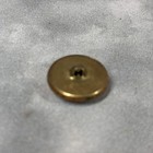 Antique Brass Metal Button     Raised Ivy   Star Design  Domed  1  Shank