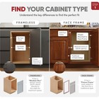 Rev-a-shelf Double Pullout Trash Can 27 Qt  For Kitchen  Rv-15kd-2218c-s