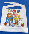 Mcdonald s Ronald Mcdonald Plastic Restaurant Bib 1986 Golden Arches