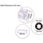 Garage Door Quiet Hinge Sleeves Shaft Gaskets  22 fits Rollers New w clean Stems