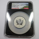 2018 Ngc Pf70 Reverse Proof Canada 3 Oz Silver Maple Leaf Incuse  50 Coin 55774v