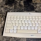 Logitech Wireless Keyboard For Nintendo Wii W  Dongle Receiver Tested  Kg-0802