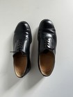90s Vintage Us navy Officer Parade Service Black Leather Military Boots 7 M