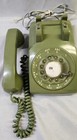 Vintage  Western Electric Green Rotary Modular Desk Phone   Tested   Works Well
