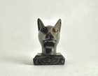 Bastet Statue Ancient Egyptian Cat Goddess Bust Amulet Handmade Sculpture