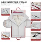 2 In 1 Carry On Convertible Garment Bags Duffel Suit Bag Travel A-red