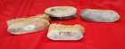 4 Vintage Stable Horse Bristle Brushes