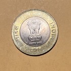 India 10 Rupees Current Au Circulated Bimetallic Coin Dated 2016 - Calcutta Mint